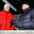 4 - 5 February: King Harald attends the Biathlon World Cup in Holmenkollen (Photo: Håkon Mosvold Larsen / Scanpix)